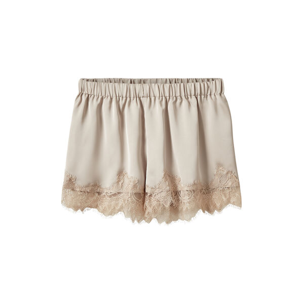 VADA LACE DETAILED SHORTS, feather gray, Sofie Schnoor