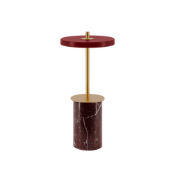 Asteria Move Mini Portable Lamp, red marble, UMAGE