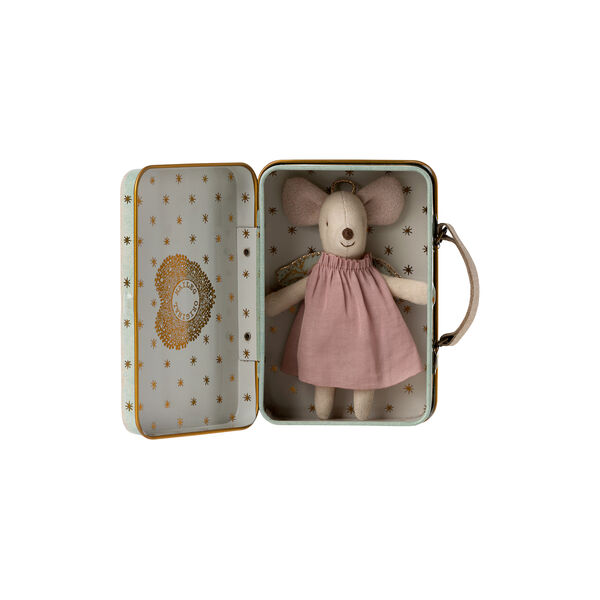 Angel&nbsp;Mouse&nbsp;in&nbsp;Suitcase, Maileg