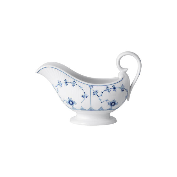 Blue Fluted Plain Sauce Jug 37 cl, Royal Copenhagen