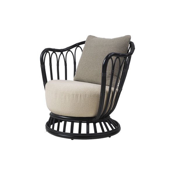 Grace Outdoor Lounge Chair, black Grace Outdoor Lounge Chair, black, GUBI