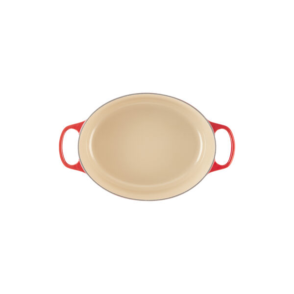 Signature cast iron oval casserole &Oslash; 31 cm, cerise, Le Creuset
