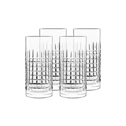 Mixology Charme Beer Glass/Longdrink Glass 4 pcs, Luigi Bormioli