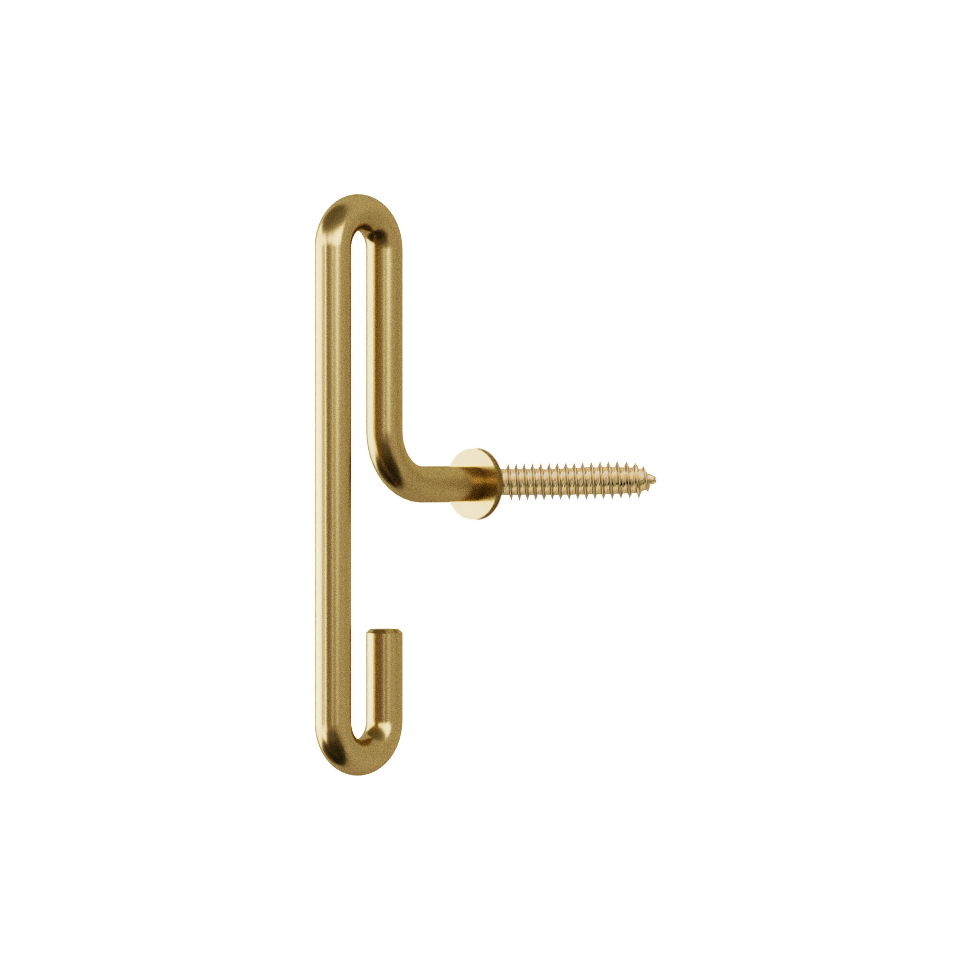 WALL HOOK L マットゴールド Wall Hook, matt gold