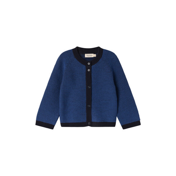 Taki Knitted Cardigan, deepest sea mix, MarMar Copenhagen
