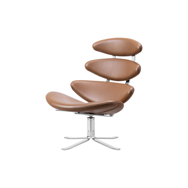 Corona Chair Lounge Chair, nutshell, Fredericia Furniture