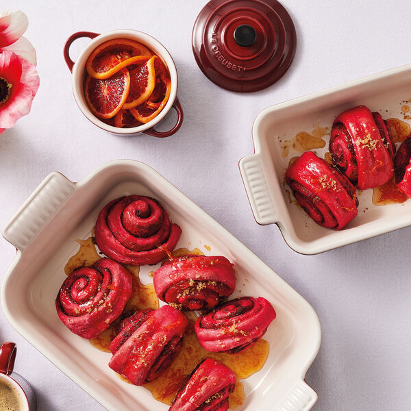 Heritage Rectangular Dish 19 cm, garnet, Le Creuset