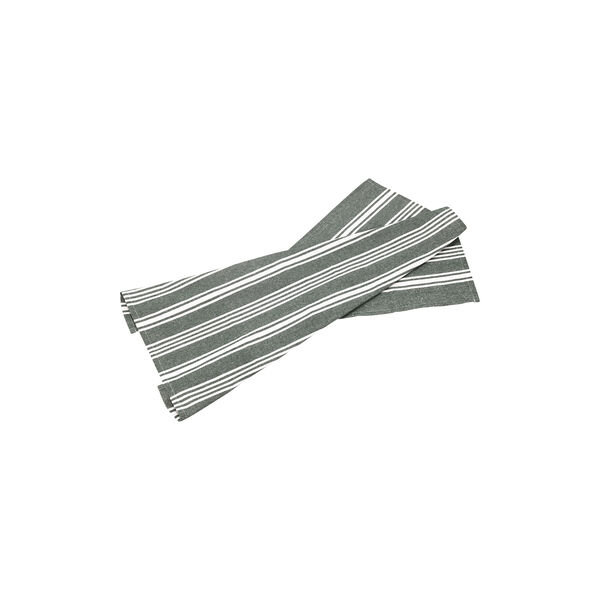 Tea towel recycle Eco Stripe, forest green, Bastian
