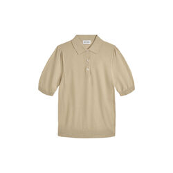 5445 WW - Retro Polo Puff, champagne beige, SAND Copenhagen
