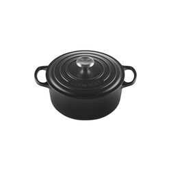 Signature round cast iron pot &Oslash; 24 cm, matte black, Le Creuset