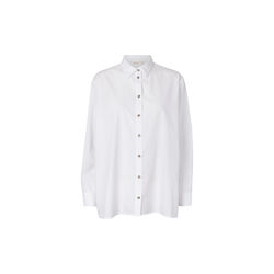 Vilde Loose Shirt GOTS, bright white, Basic Apparel