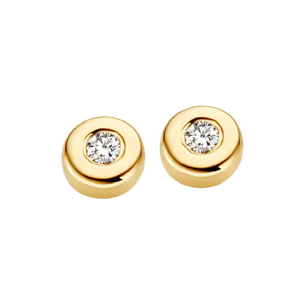BELLE EARRING, gold/diamond BELLE EARRING, gold/diamond, Spirit Icons
