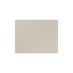 Nupo table mat Square L, oyster white, LIND DNA