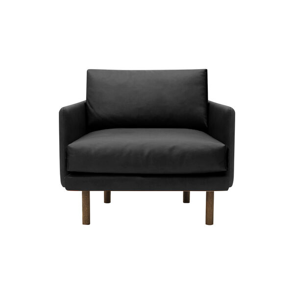 Emo Lounge Chair, Dakar Black/r&oslash;get eg, Bruunmunch Furniture