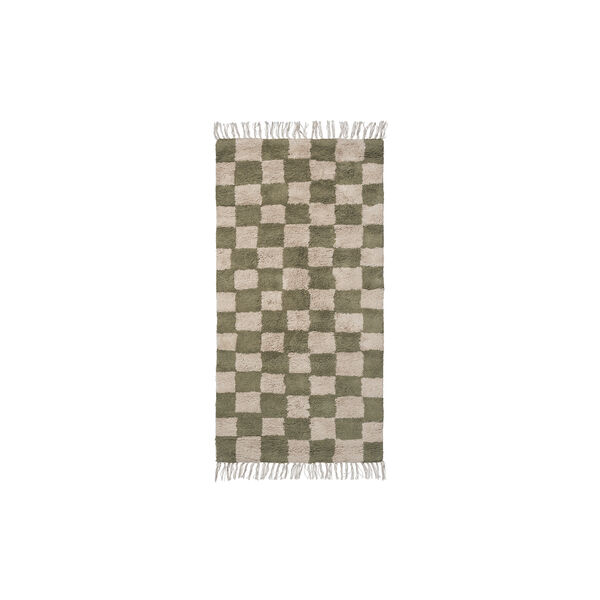 Mara&nbsp;Washable&nbsp;Rug, elm green/warm sand, Ferm Living