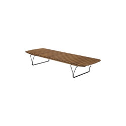 MOLO Sunbed, bamboo/black, HOUE