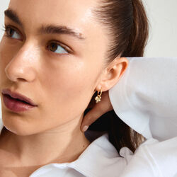 CHARMAINE Earrings, gold plated, Pilgrim