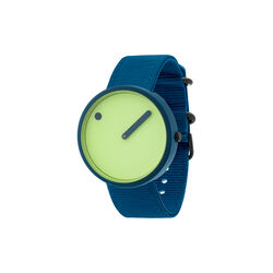 PICTO Wrist Watch, paradise green/matt deep blue/deep blue, PICTO