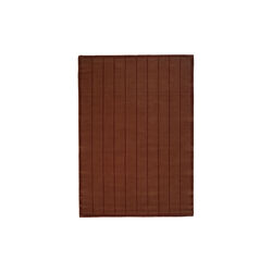Woven Tatami Rug, rust, Linie Design