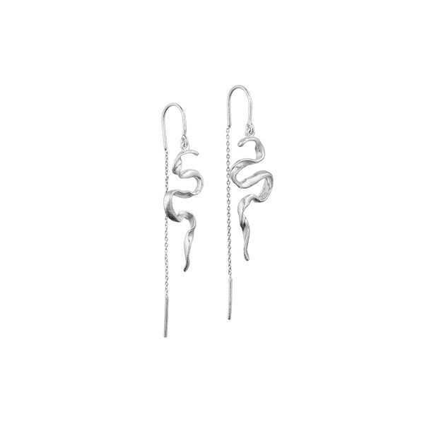 Willow chain earrings, silver plated Willow chain earrings, silver plated, Pure by Nat