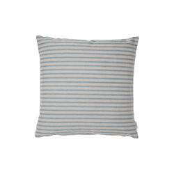 Outdoor Fine Stripe Cushion, blue, Compliments