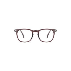 #E READING Glasses, old leather, IZIPIZI