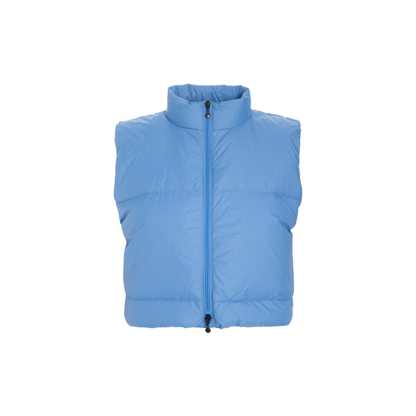 Feather down short waistcoat, lake blue, BITTE KAI RAND