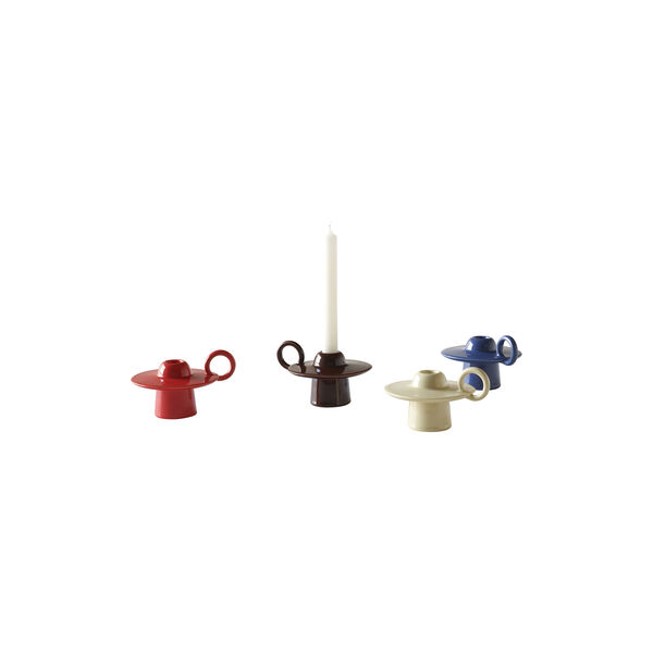 Momento JH39 Candleholder, azure, &Tradition