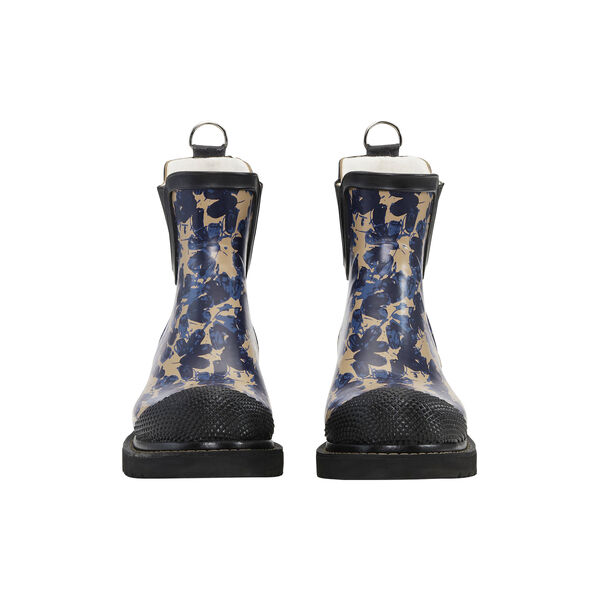 Short Rubber Boot | Beige Butterfly, Ilse Jacobsen Hornb&aelig;k