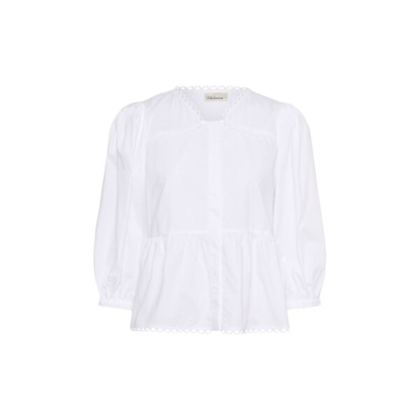 KBAnnabelle Nette Blouse, bright white, Karen by Simonsen