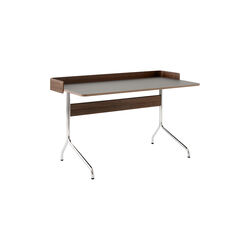 Pavilion Desk AV17, walnut/iron, &Tradition