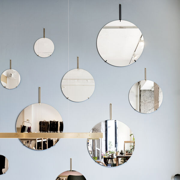 Wall Mirror, brass Wall Mirror, brass, MOEBE