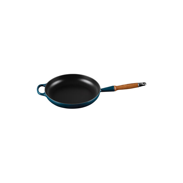Signature Frying Pan with Wooden Handle &Oslash; 28 cm, nuit, Le Creuset