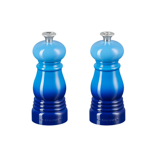 Salt & Pepper Mill Set Mini, azure blue, Le Creuset