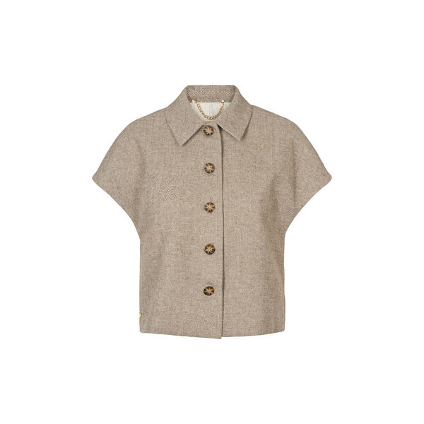 1511PBOTona waistcoat, chocolate chip, PBO
