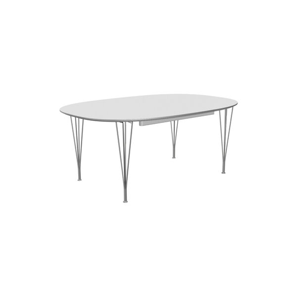 FH B619 Superellipse™ Dining Table, white FH B619 Superellipse™ Dining Table, white, Fritz Hansen
