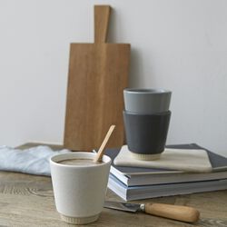 Colorit Cup, grey, Knabstrup Keramik