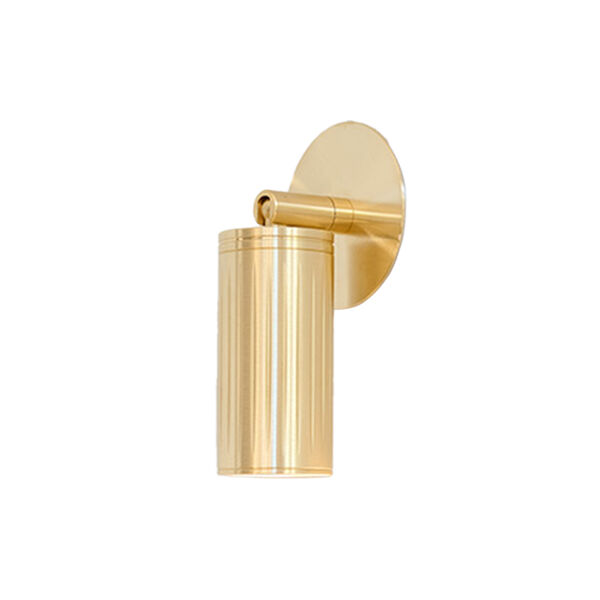 Luminar Box-Mount Wall Light, brass, Rama Lights