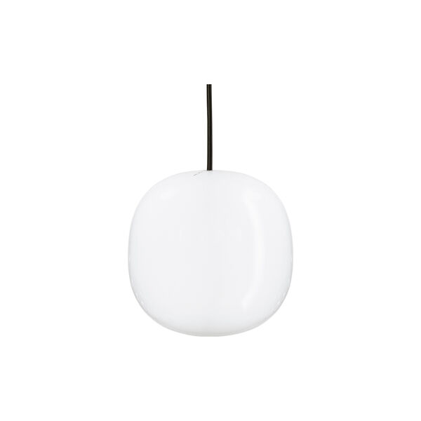 SuperCube 150 Pendant, opal/black SuperCube 150 Pendant, opal/black, Piet Hein