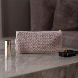 Knitted Clutch Petra, husted violet, By LOHN
