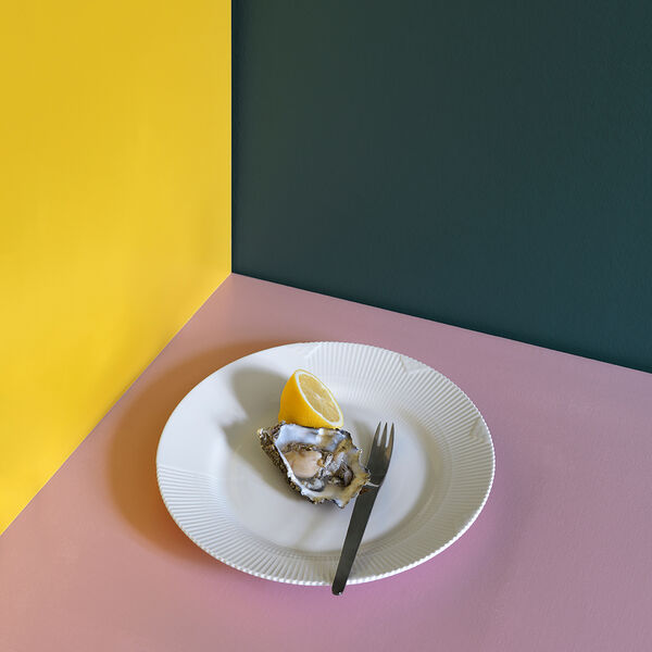 White Elements Plate Ø 26 cm, Royal Copenhagen