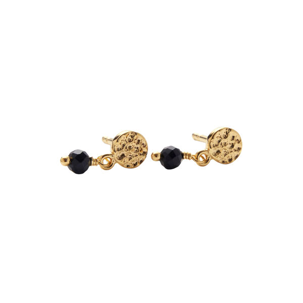 Black Nature Earstick, gold plated, Pernille Corydon Jewellery