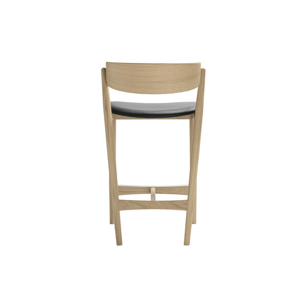Sibast No 7 Bar Chair, white oiled oak/black, Sibast Furniture