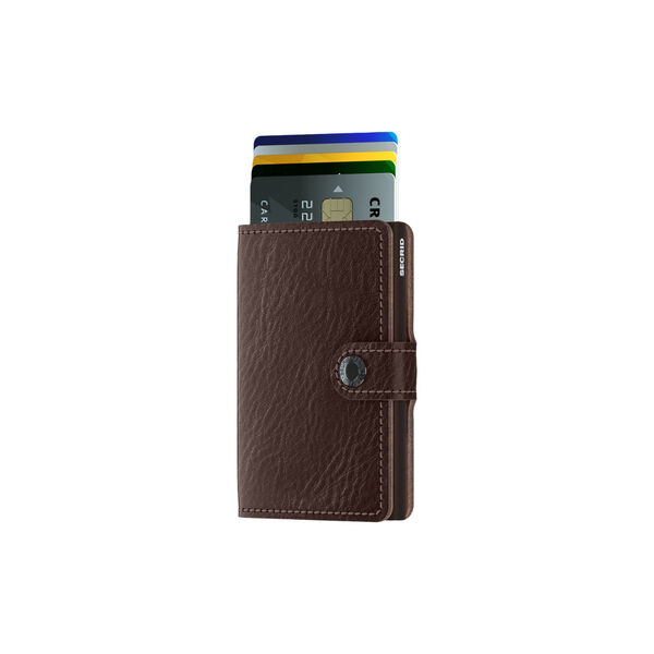 Miniwallet, vegetable tanned espresso/brown, Secrid