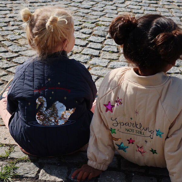 Juno Sequin Bomber Jacket, total eclipse Juno Sequin Bomber Jacket, total eclipse, Konges Sløjd