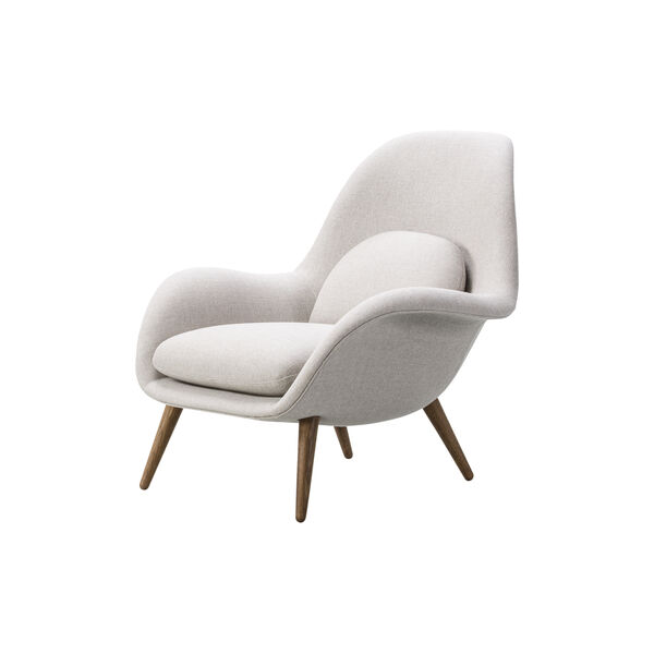 FF1770 Swoon Lounge Chair, Sunniva 717/stained smoked oak FF1770 Swoon Lounge Chair, Sunniva 717/stained smoked oak, Fredericia Furniture