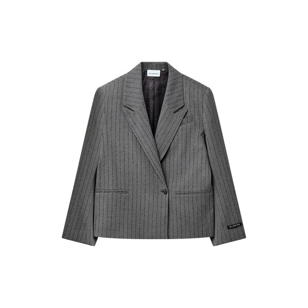 BL-AGNITA 1 Blazer, phantom melange, Blanche CPH
