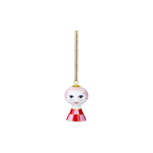 Eva Christmas Ornament 2026, red, Bj&oslash;rn Wiinblad