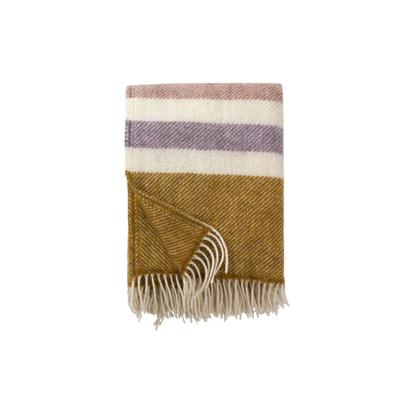 Gotland stripe blanket, pastel, Klippan Yllefabrik