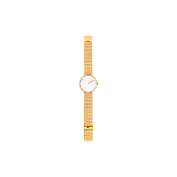 PICTO Wrist Watch, white/gold/matt gold PICTO Wrist Watch, white/gold/matt gold, Picto